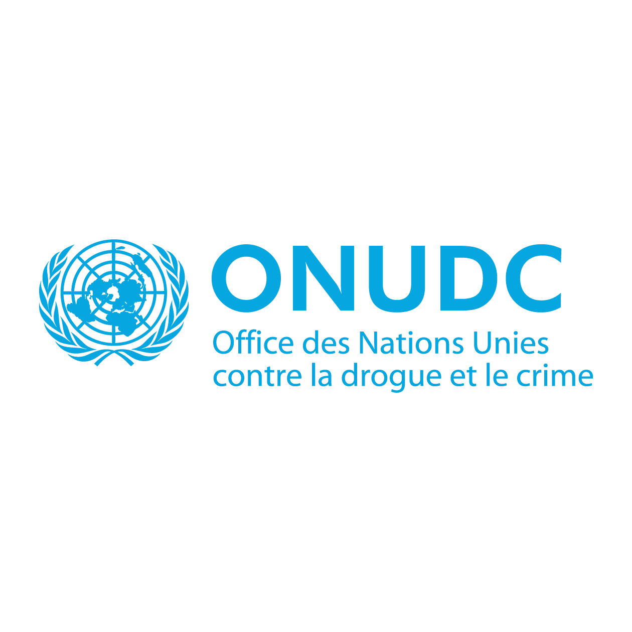 Logo of the United Nations Office on Drugs and Crime (UNODC) with the organization's name in French.